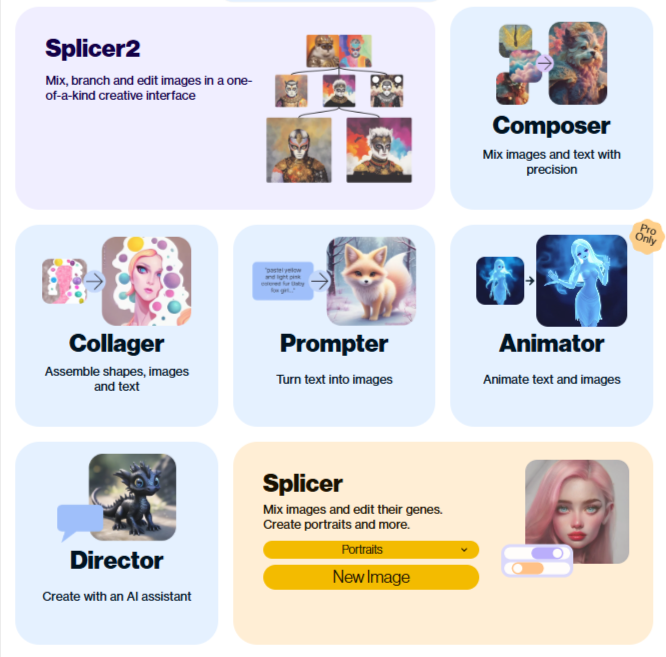ArtBreeder screenshot