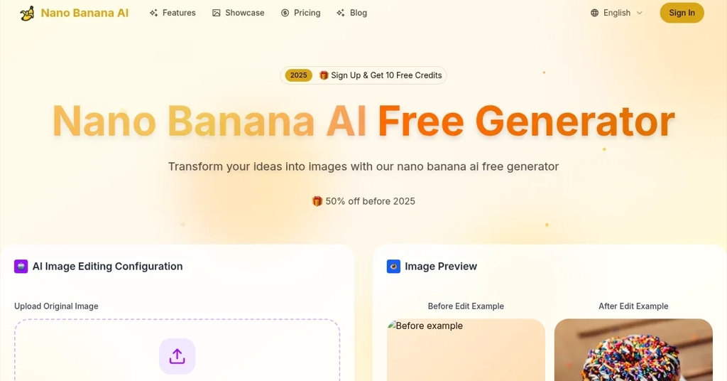 Nano Banana AI screenshot