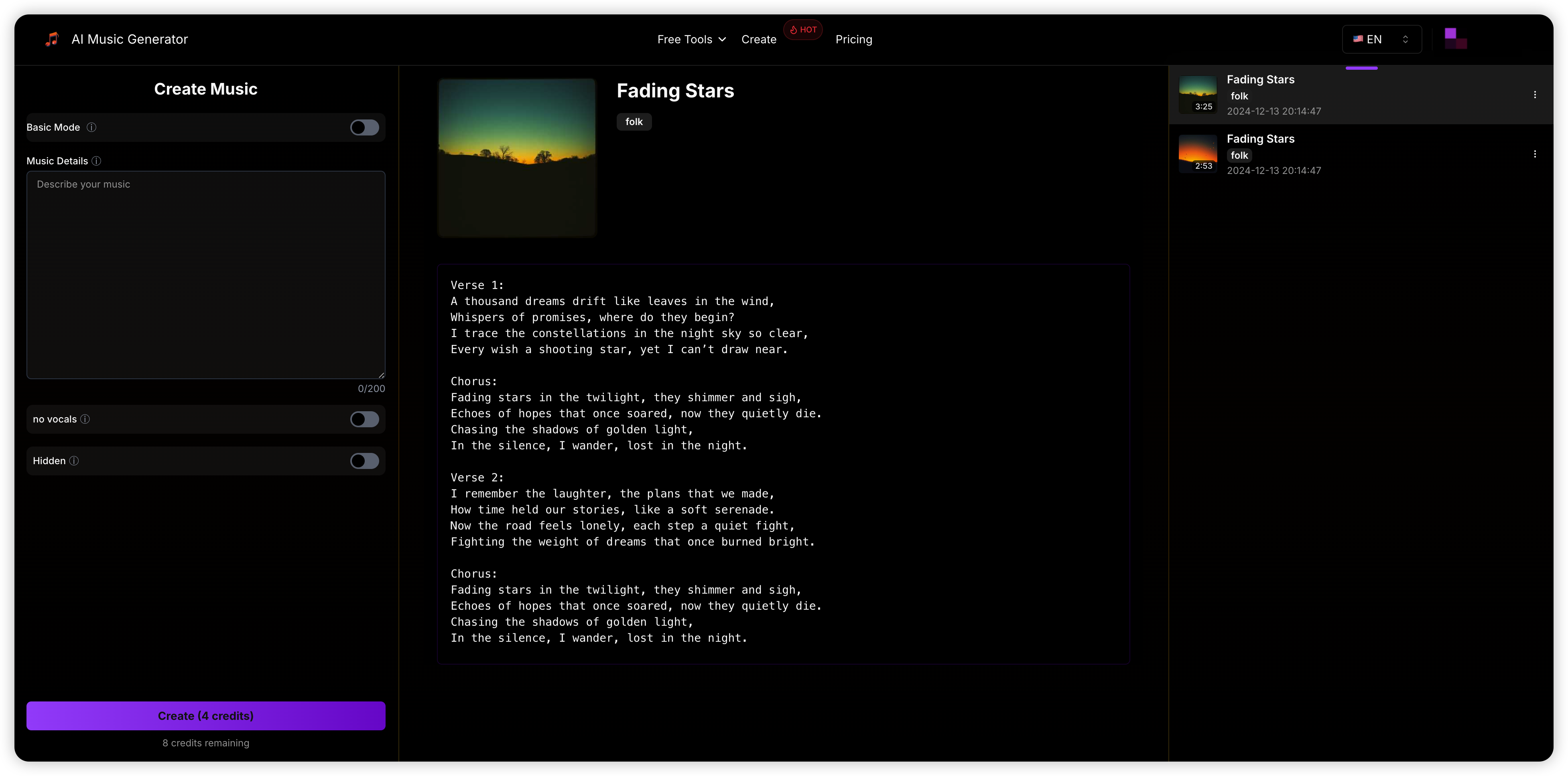 Music Generator AI