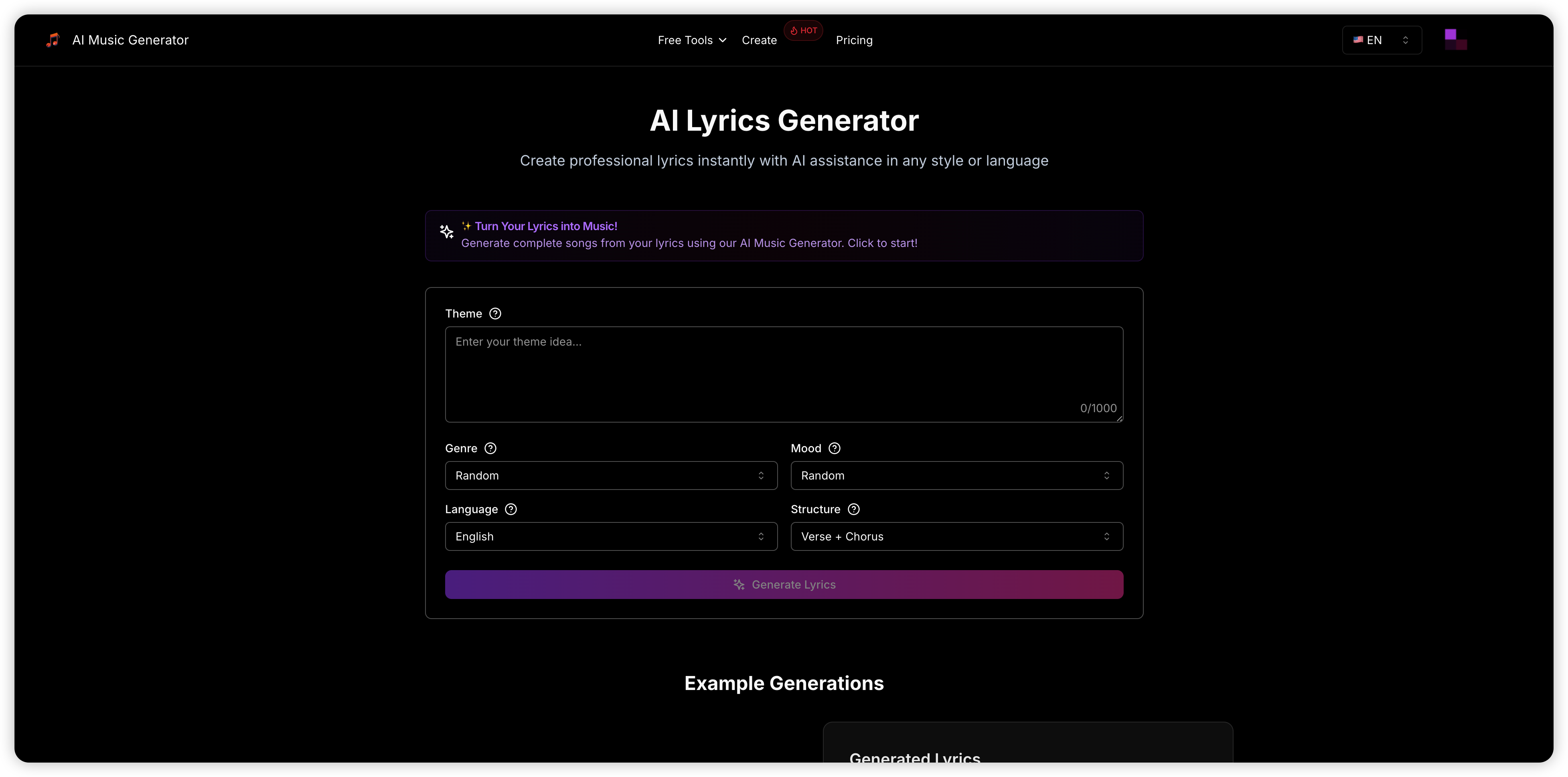 Music Generator AI