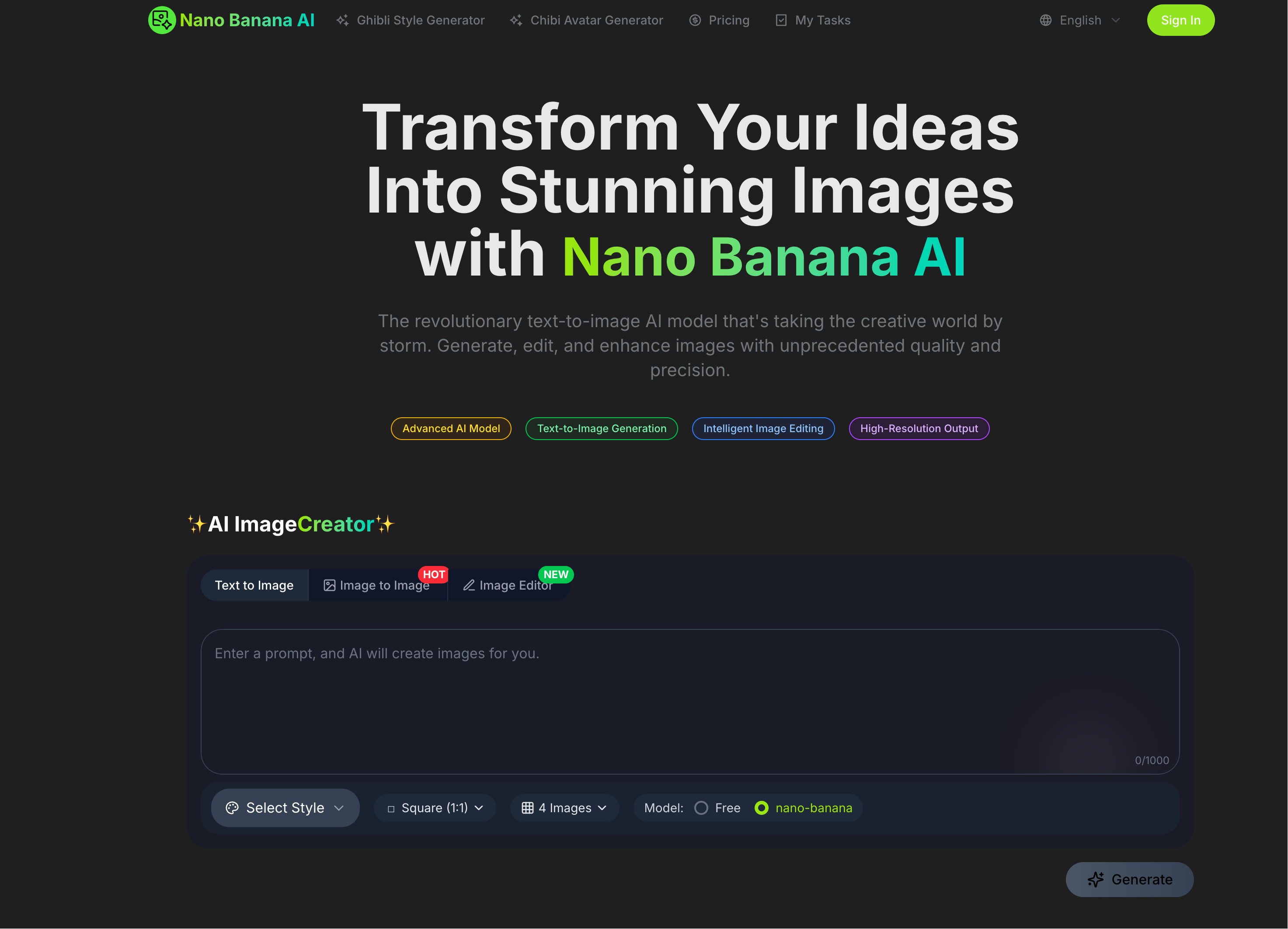Best Nano Banana AI