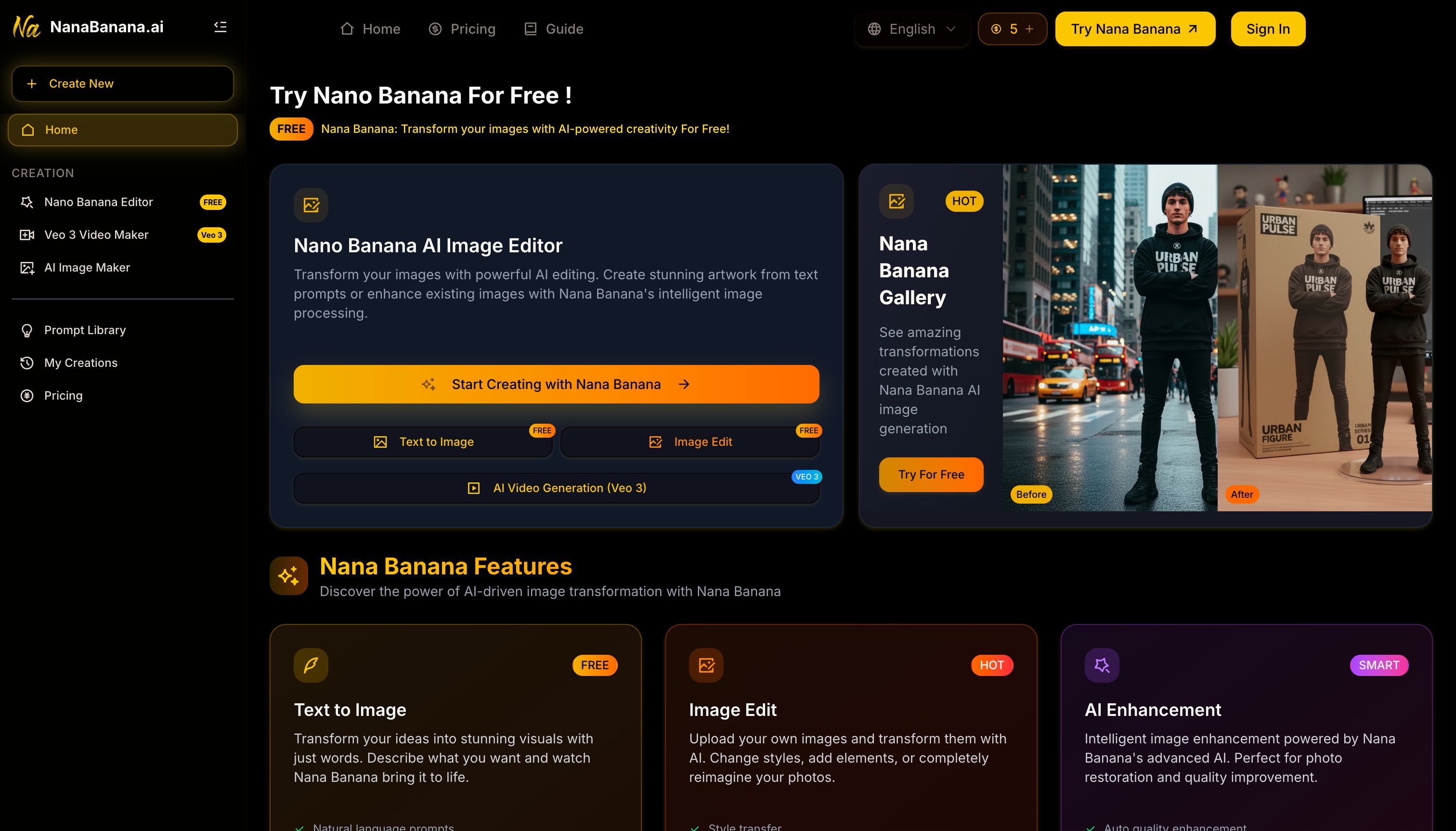 Nana Banana screenshot