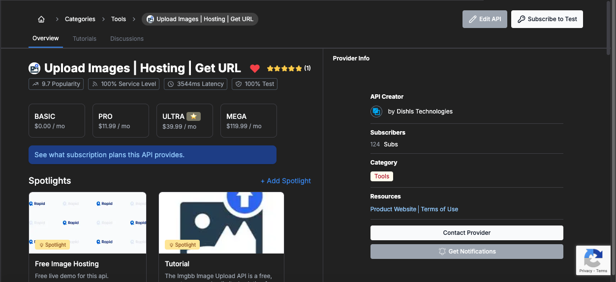 Image Hosting API