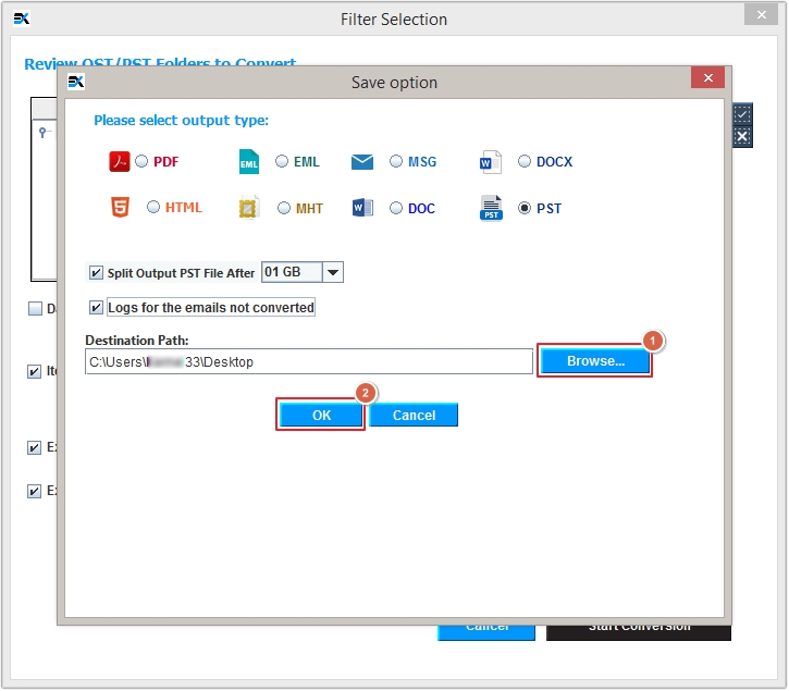 EmailXport OST Converter