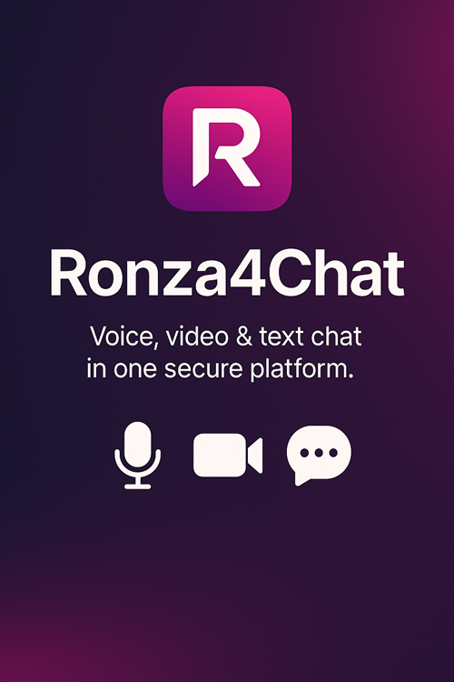 ronza4chat voice chat and cam and text