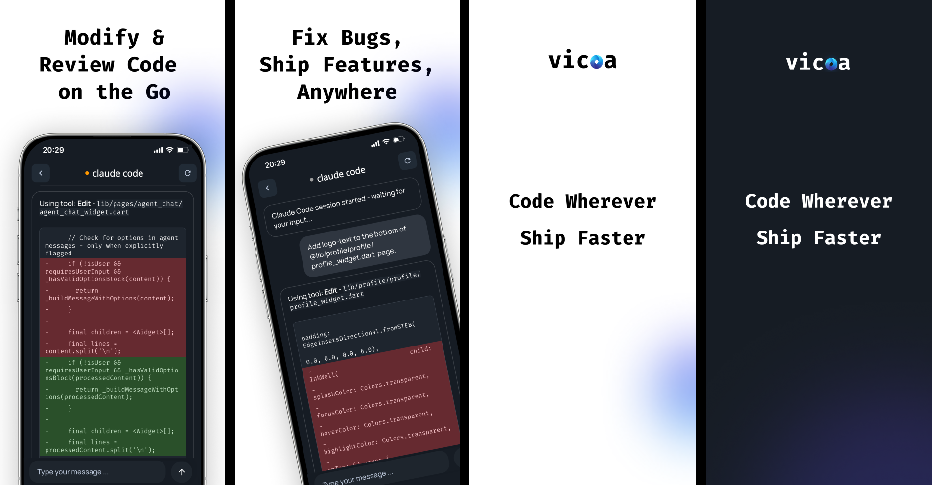 Vicoa - Vibe Code Anywhere