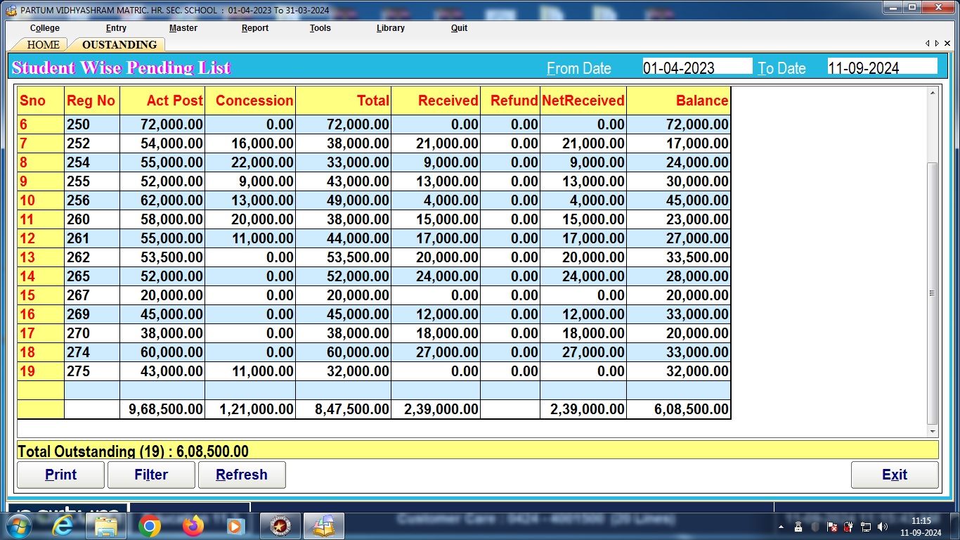Partum Education Management Software