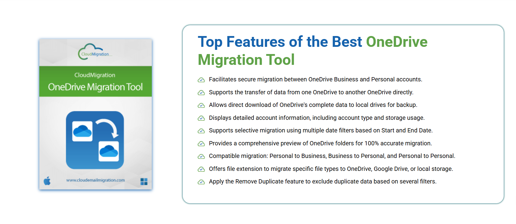 Cloud Migration OneDrive Migration Tool