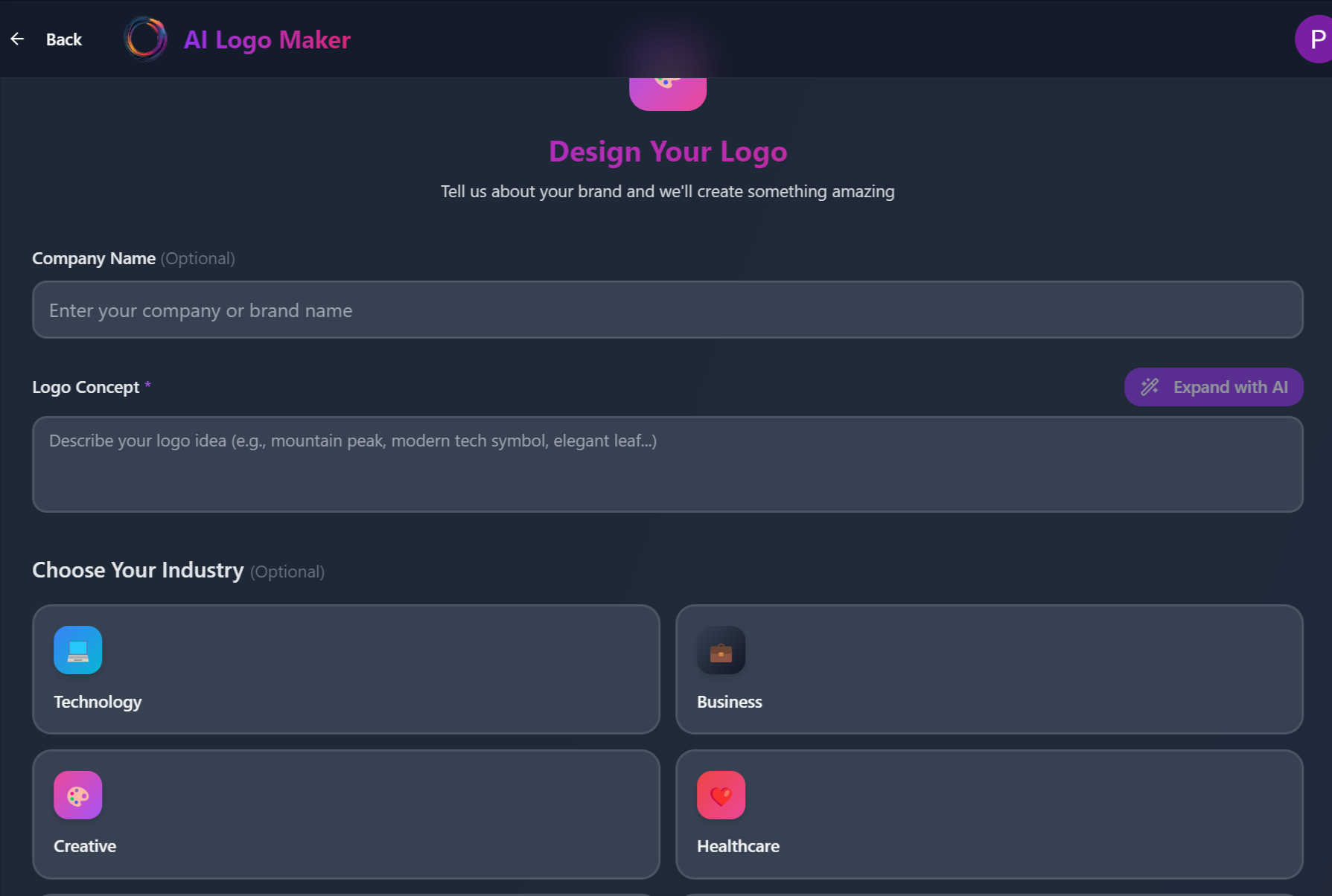 Ai Logo Maker screenshot