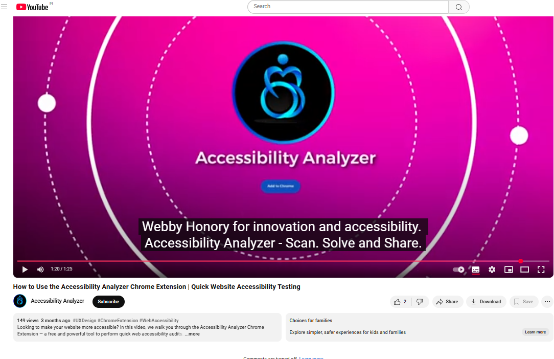 Accessibility Analyzer