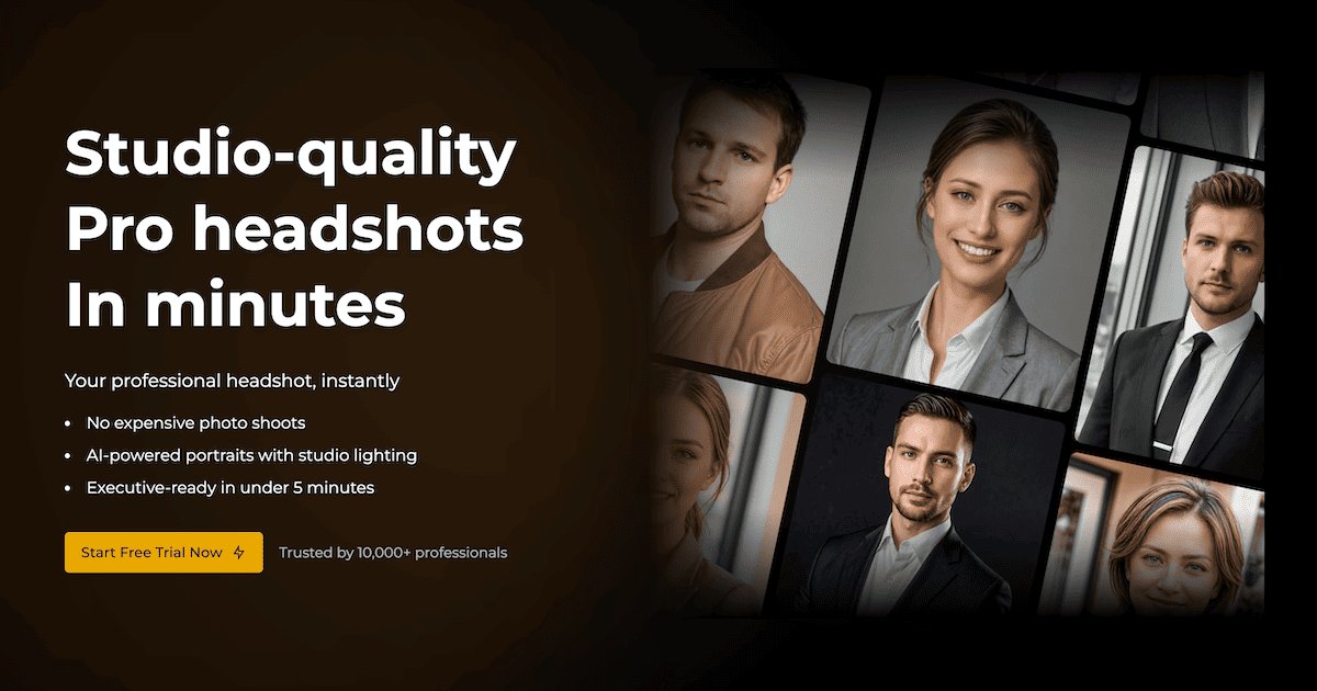 FastHeadshot index page