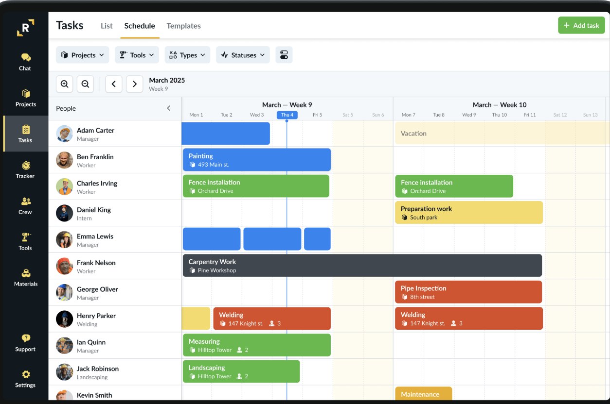 Remato Crew Management screenshot