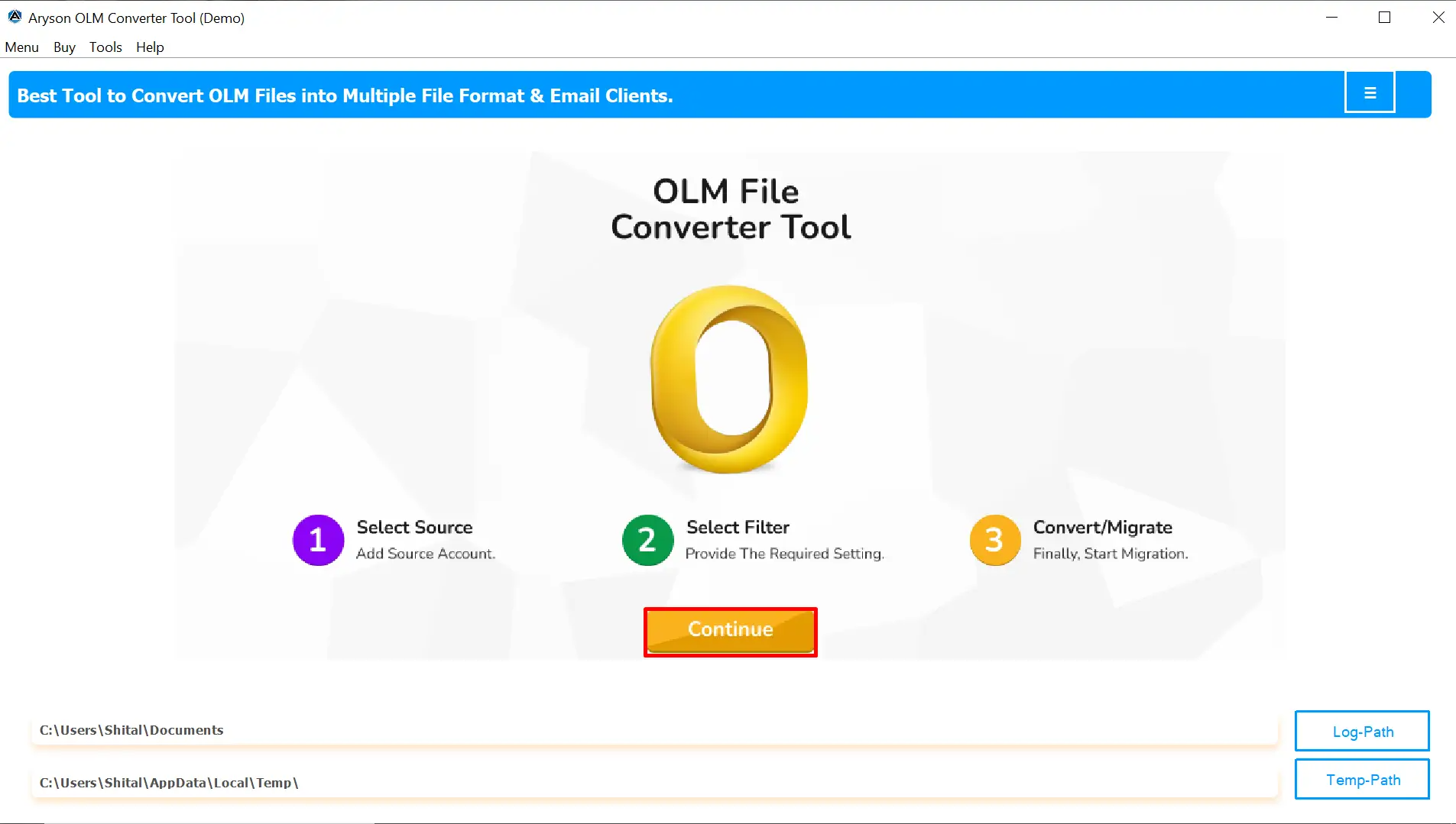 Aryson OLM Contact Migrator