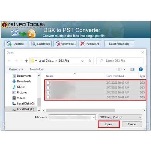 SysInfo DBX to PST Converter