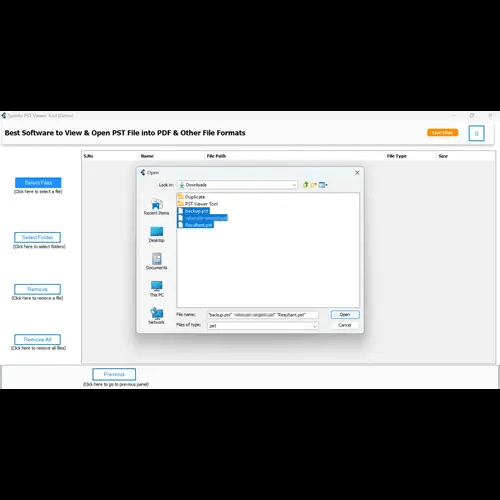 MailConverterTools PST File Viewer