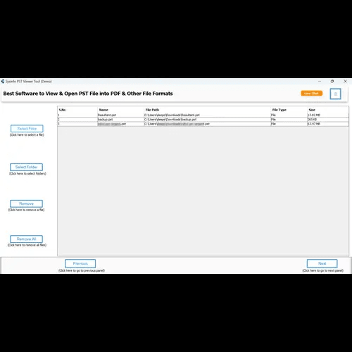 MailConverterTools PST File Viewer