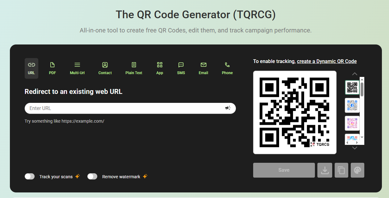 The QR Code Generator