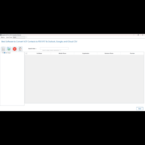 MailConverterTools VCF to CSV Converter