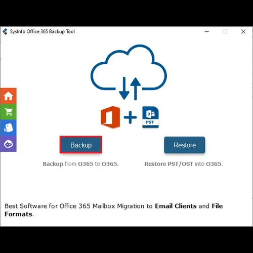 MailConverterTools Office 365 Backup Tool screenshot