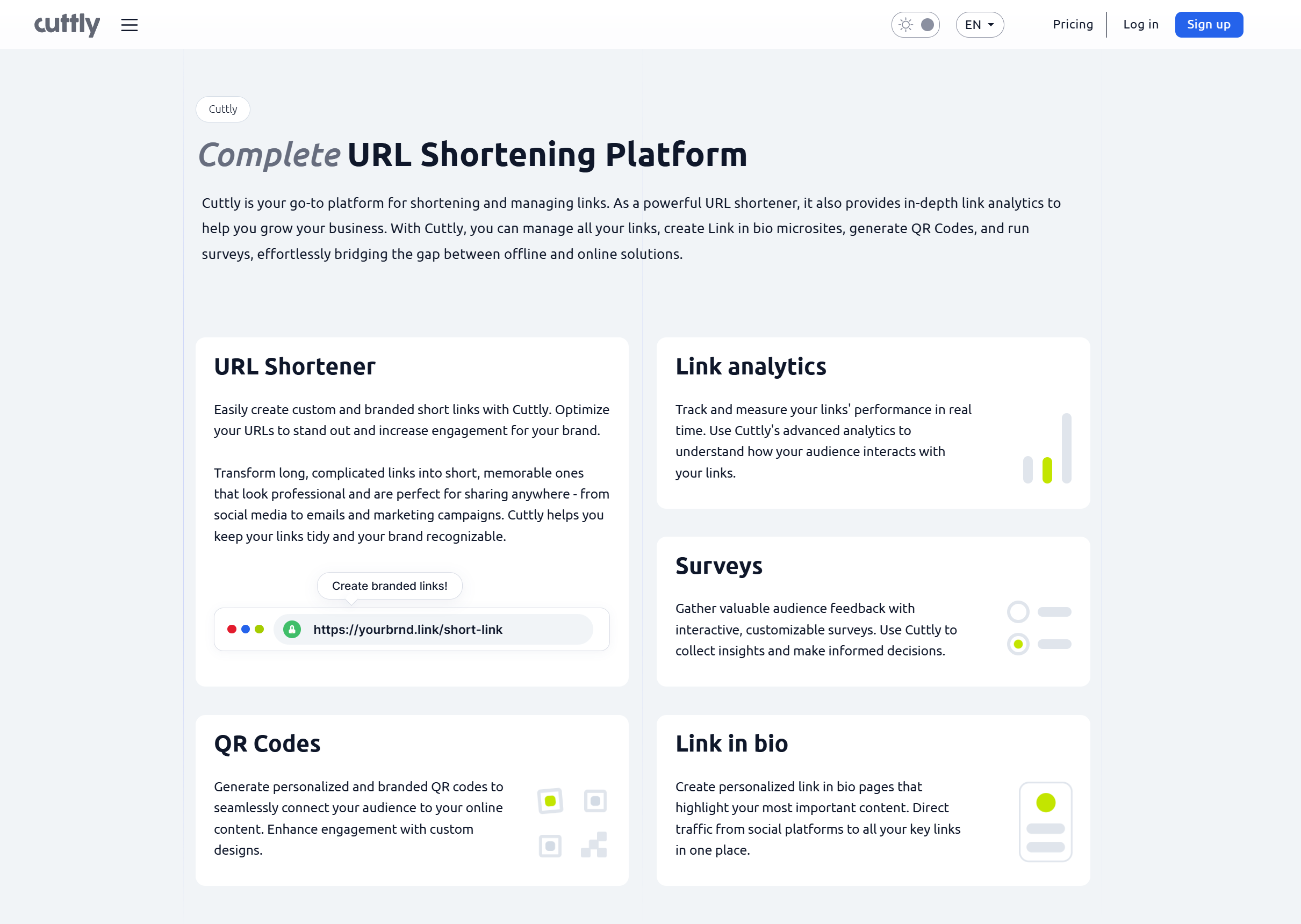 Cuttly - URL Shortener