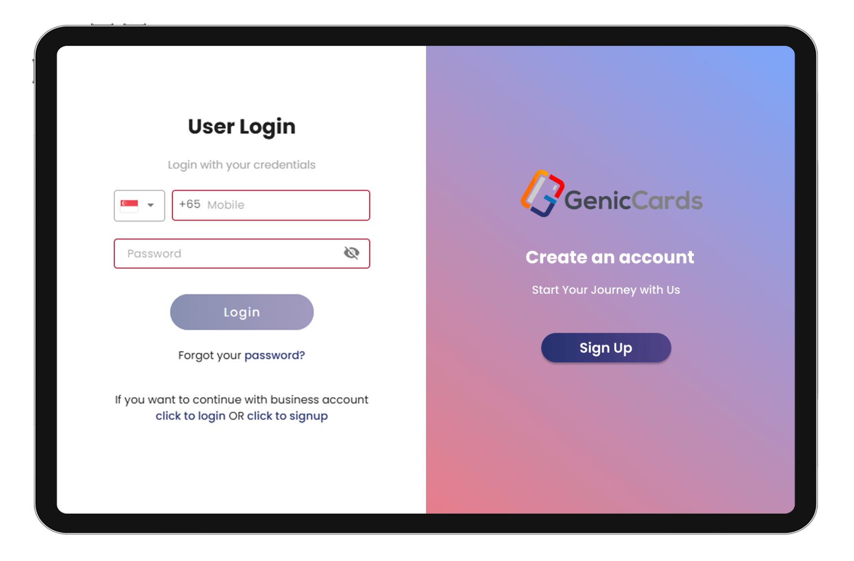 Genic Cards screenshot