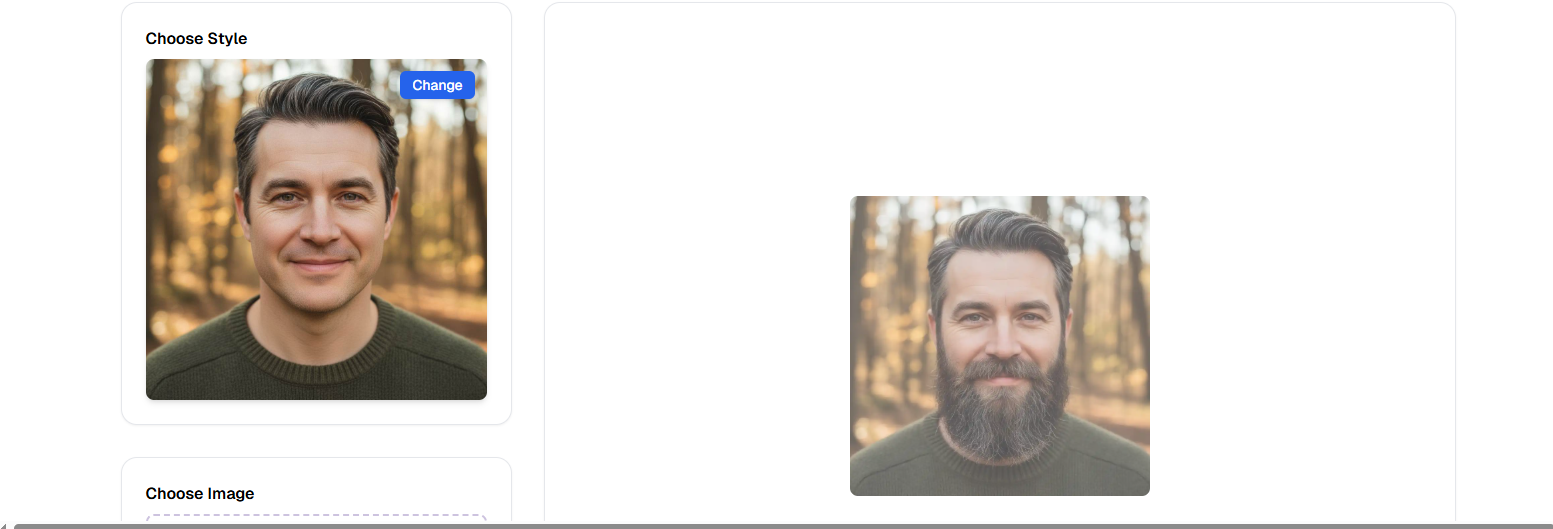 Discover Beardless Look with Free AI Beard Remover screenshot