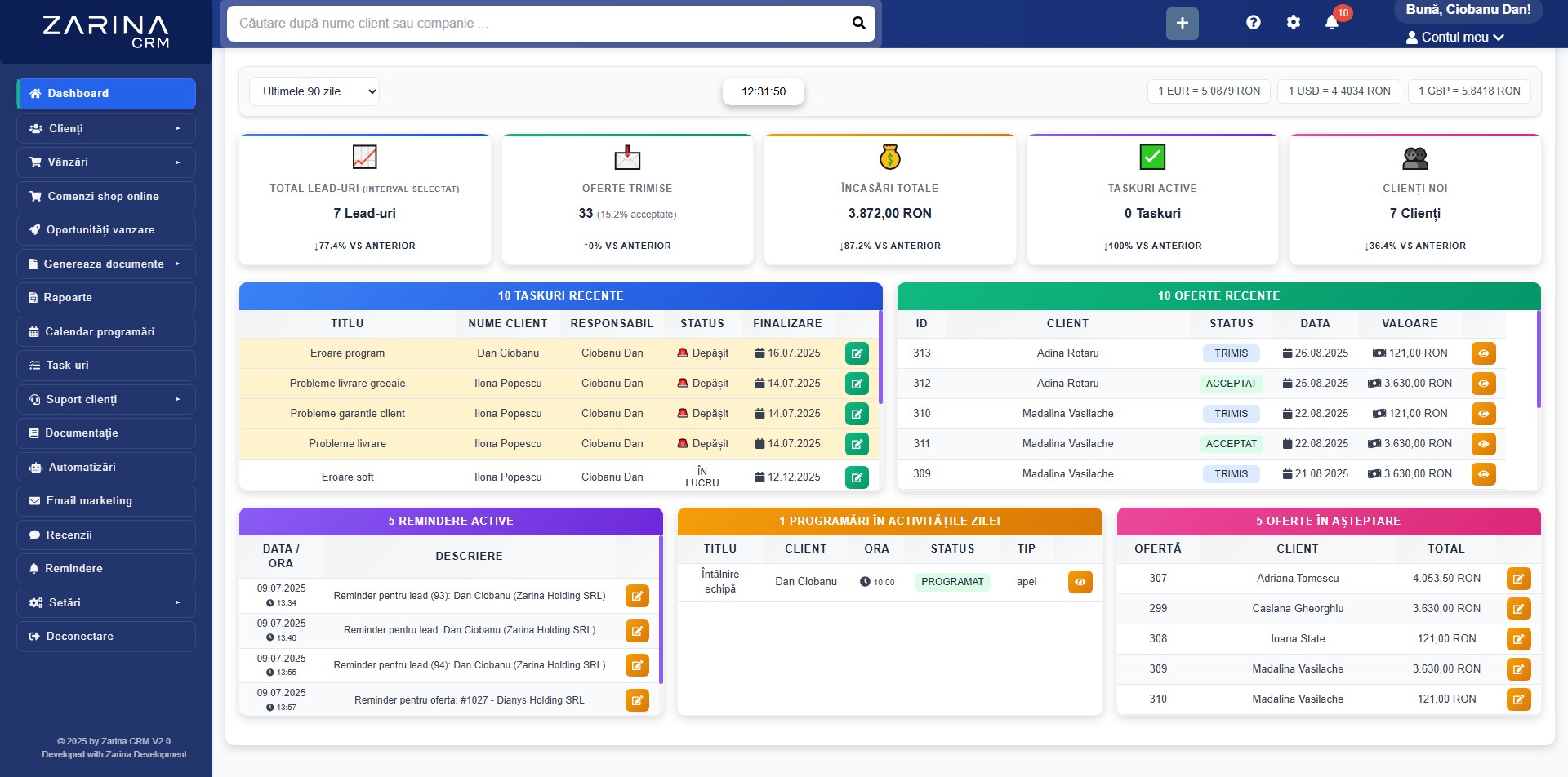 Zarina CRM Dubai