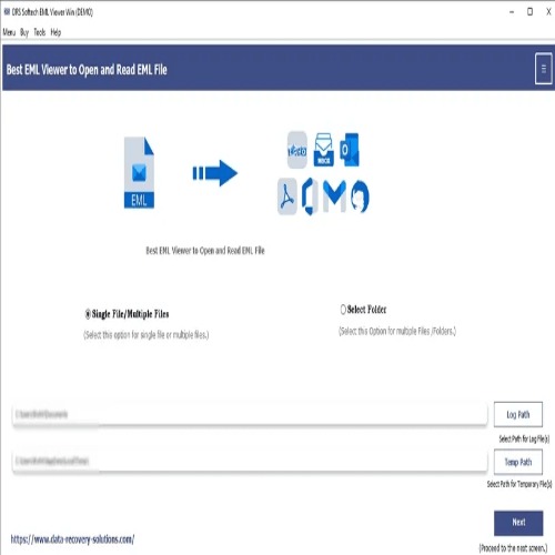 DRS Softech EML File Viewer  screenshot