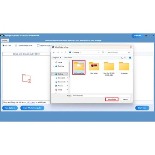 SysInfo Duplicate File Finder Mac