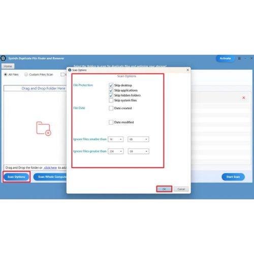 SysInfo Duplicate File Finder Mac