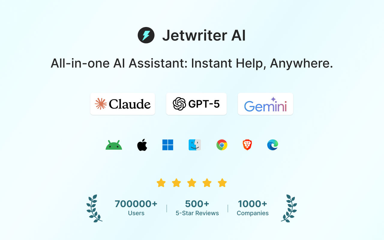Jetwriter AI screenshot