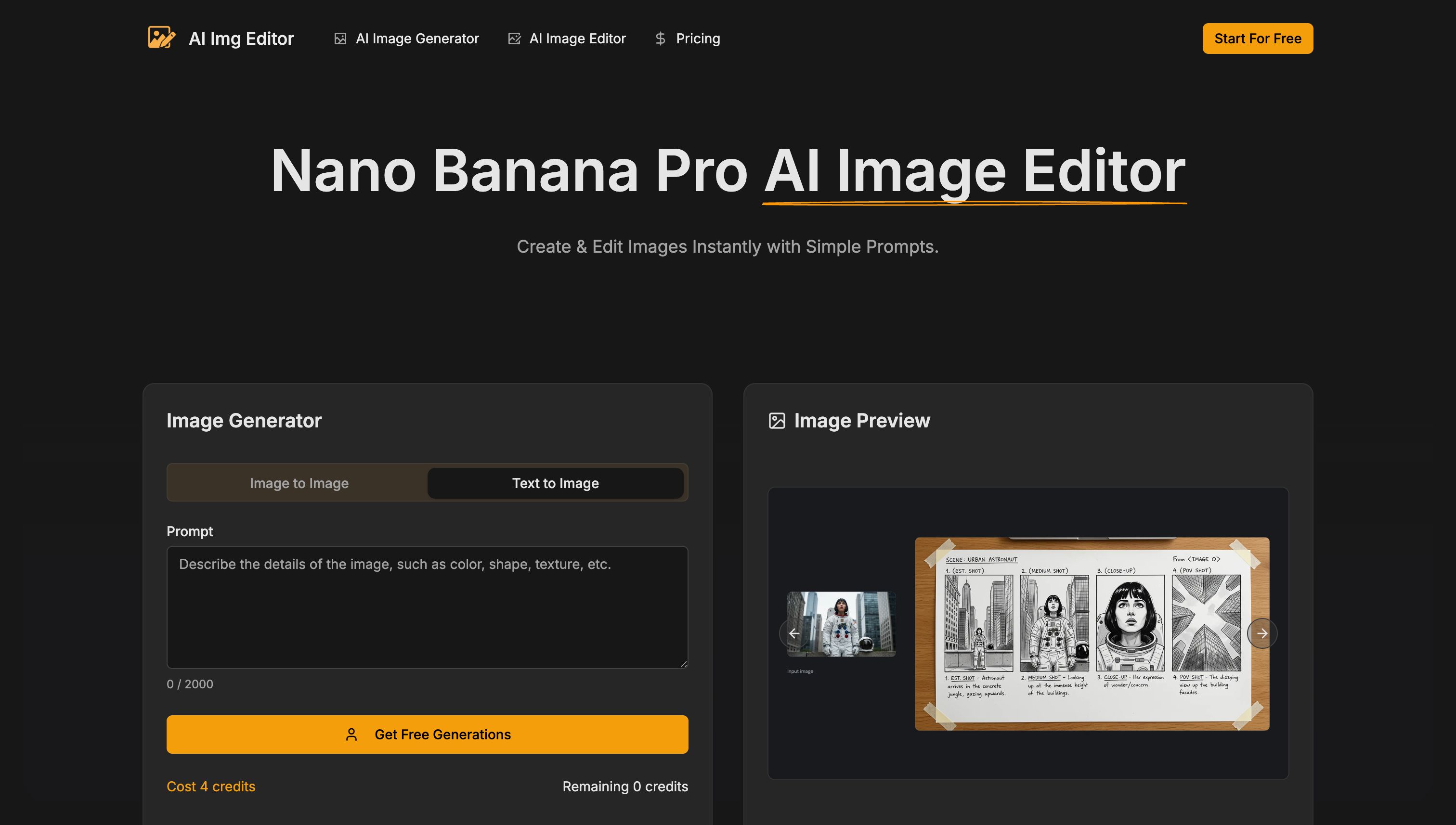 AI Img Editor screenshot