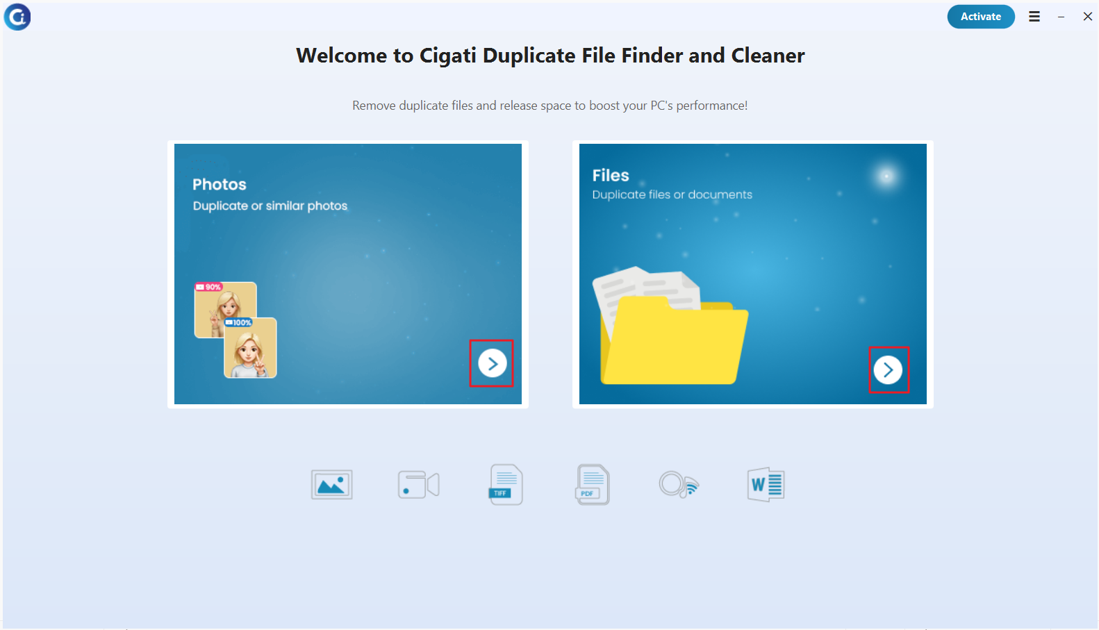Cigati Duplicate File Finder & Cleaner