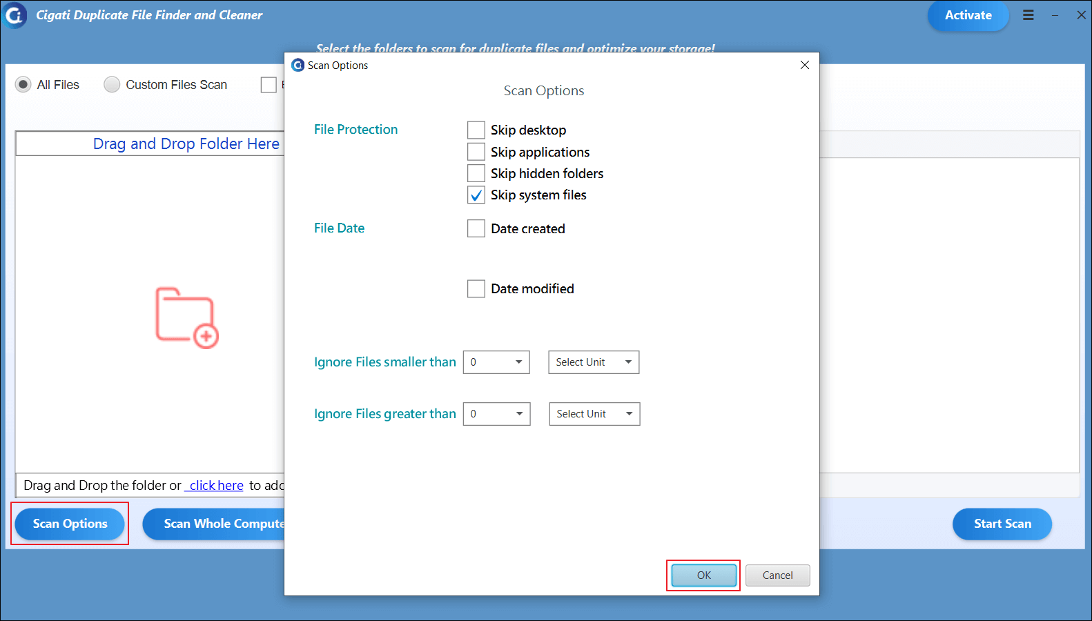 Cigati Duplicate File Finder & Cleaner