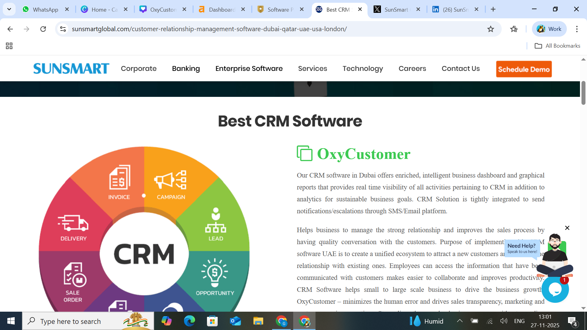 Here is the screenshot of OxyCustomer. To get more details, Visit www.sunsmartglobal.com