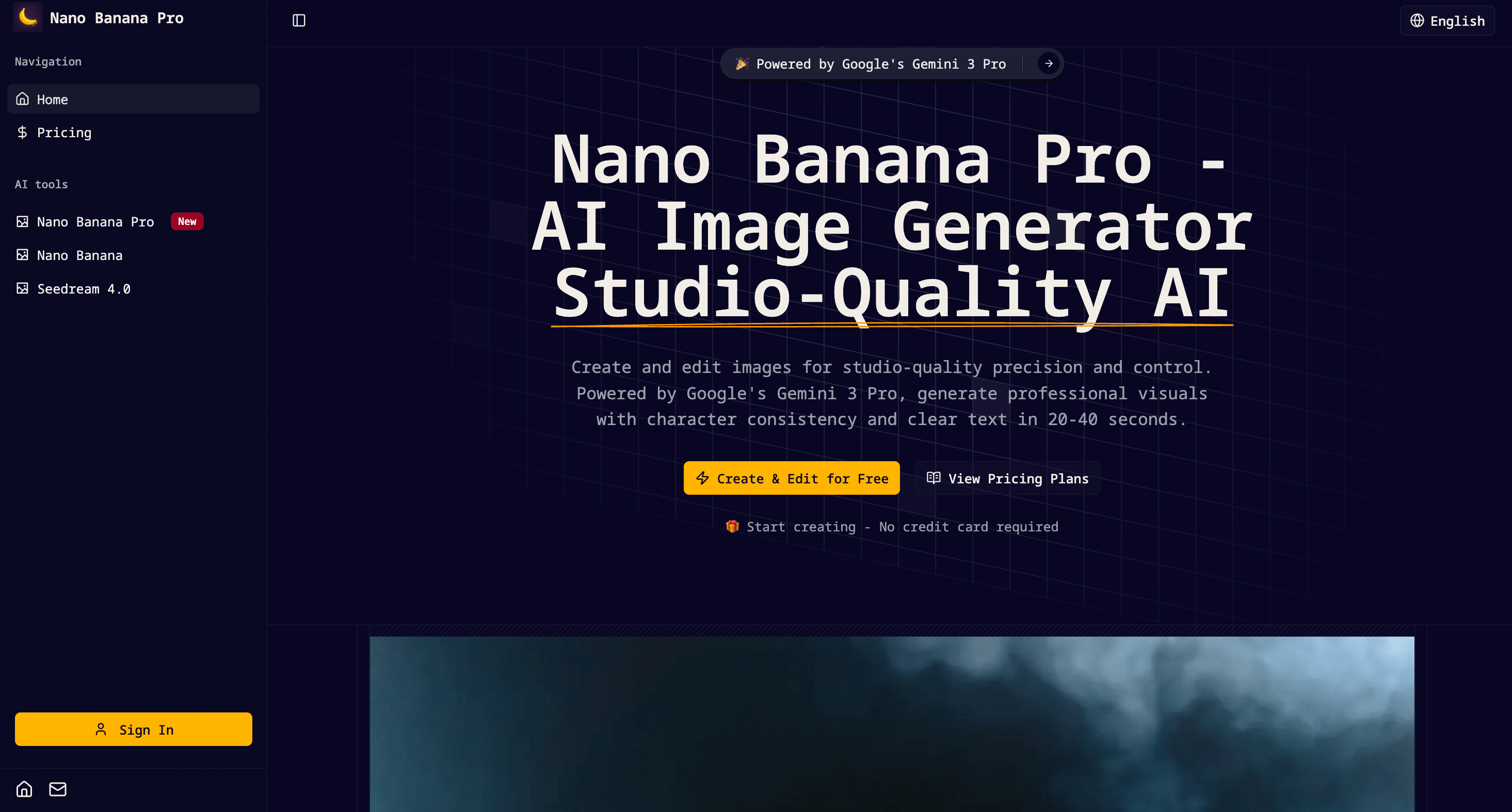 Nano Banana AI Pro screenshot