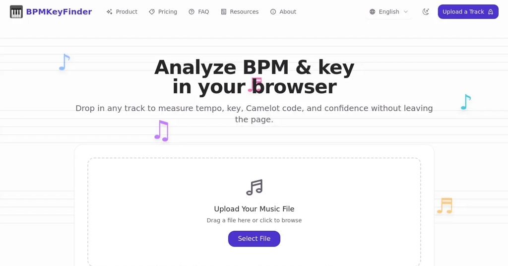 BPMKeyFinder screenshot