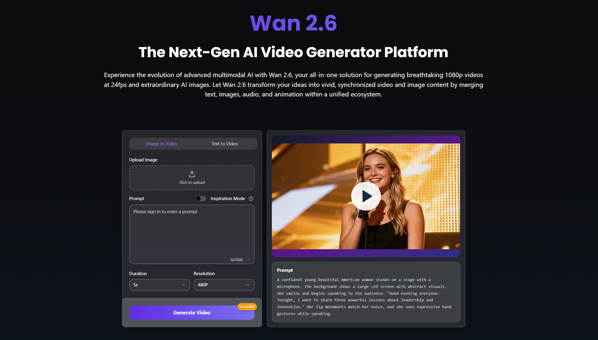 Wan 2.6 screenshot