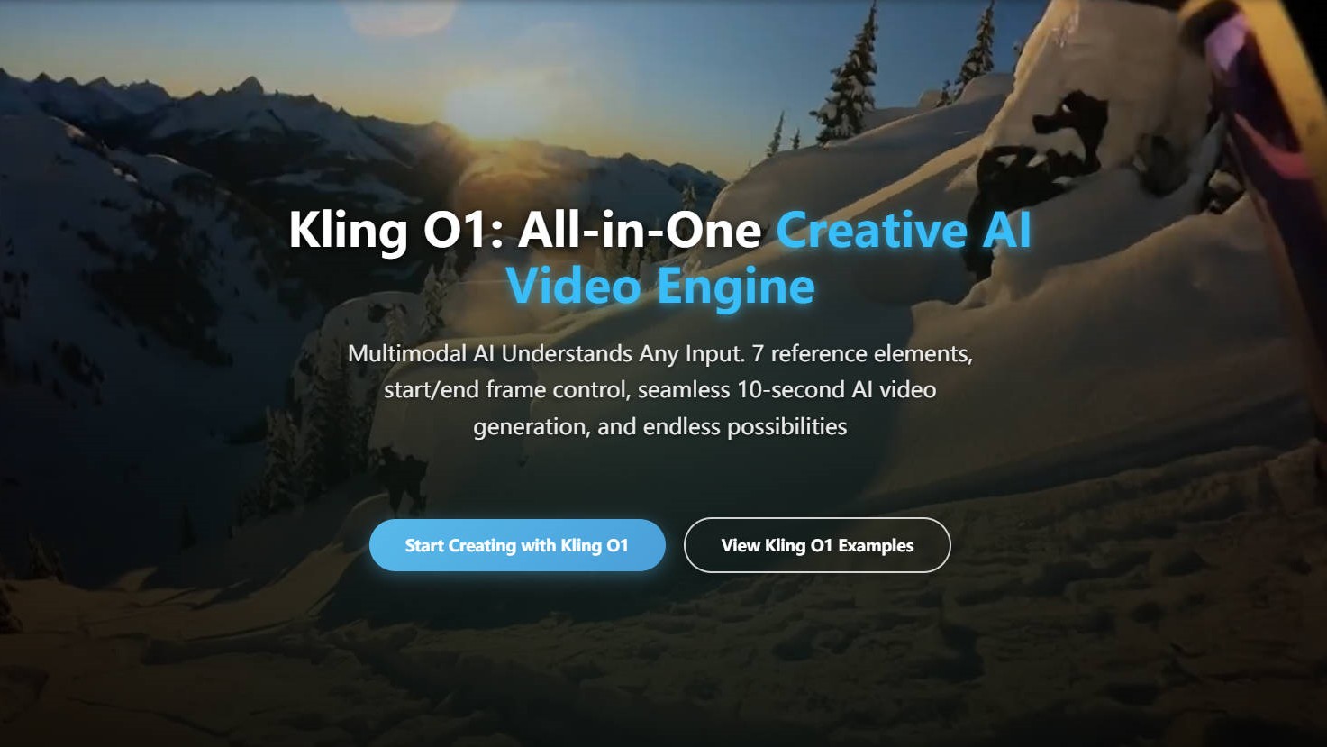 Kling O1 screenshot