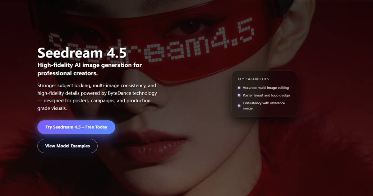 Seedream 4.5 video screenshot