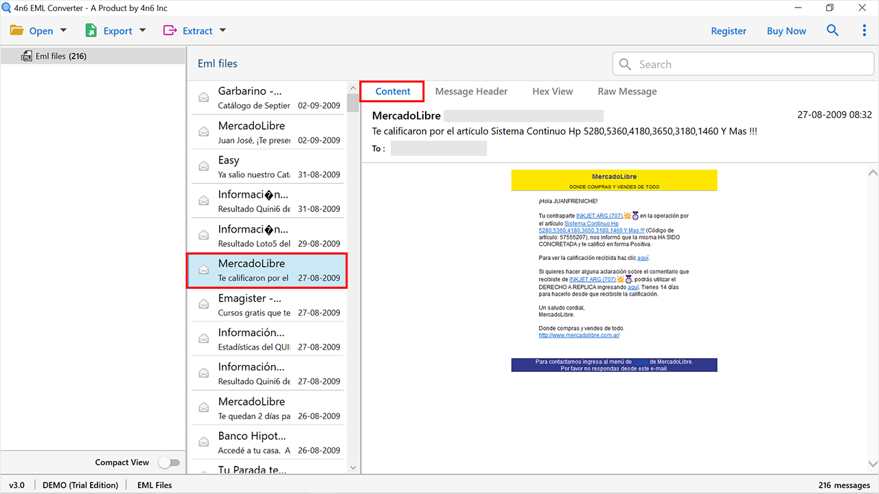 4n6 EML Converter Tool