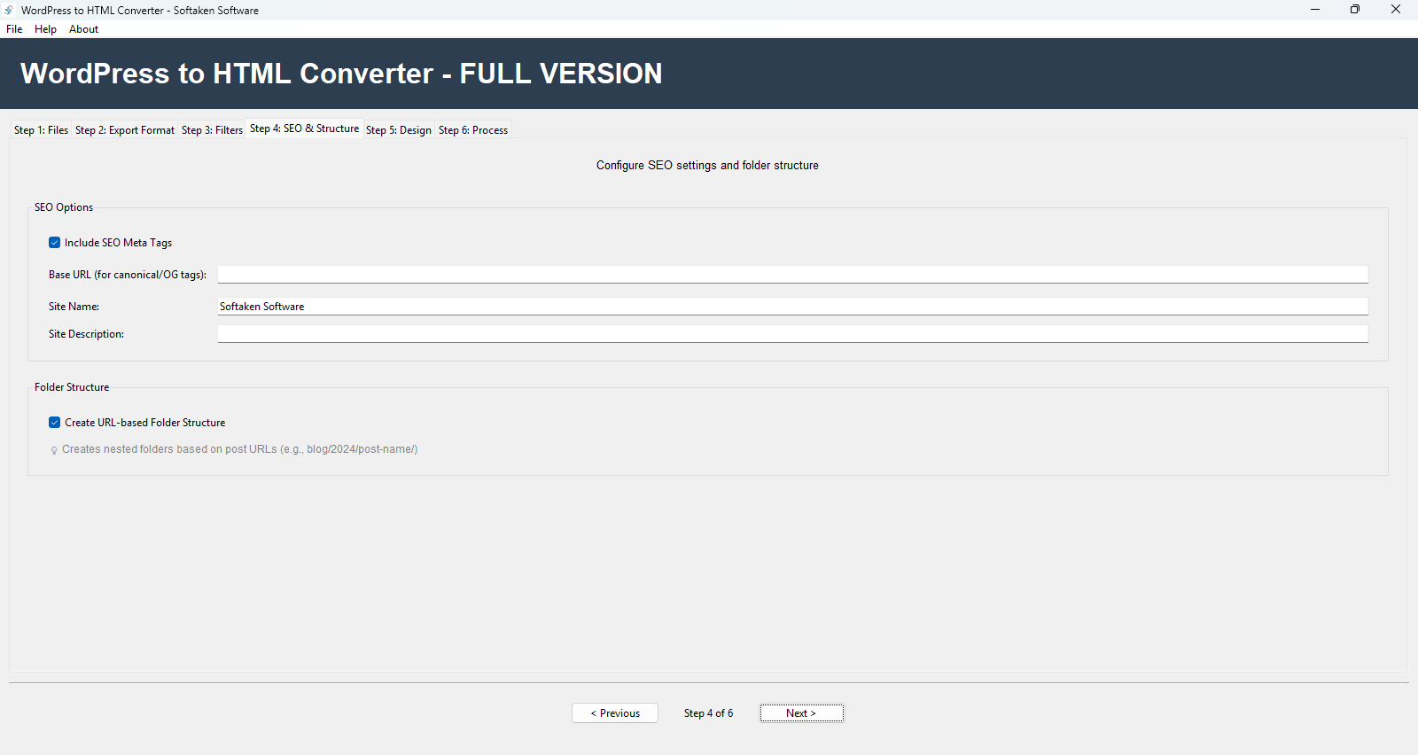 Softaken Wordpress to HTML Converter
