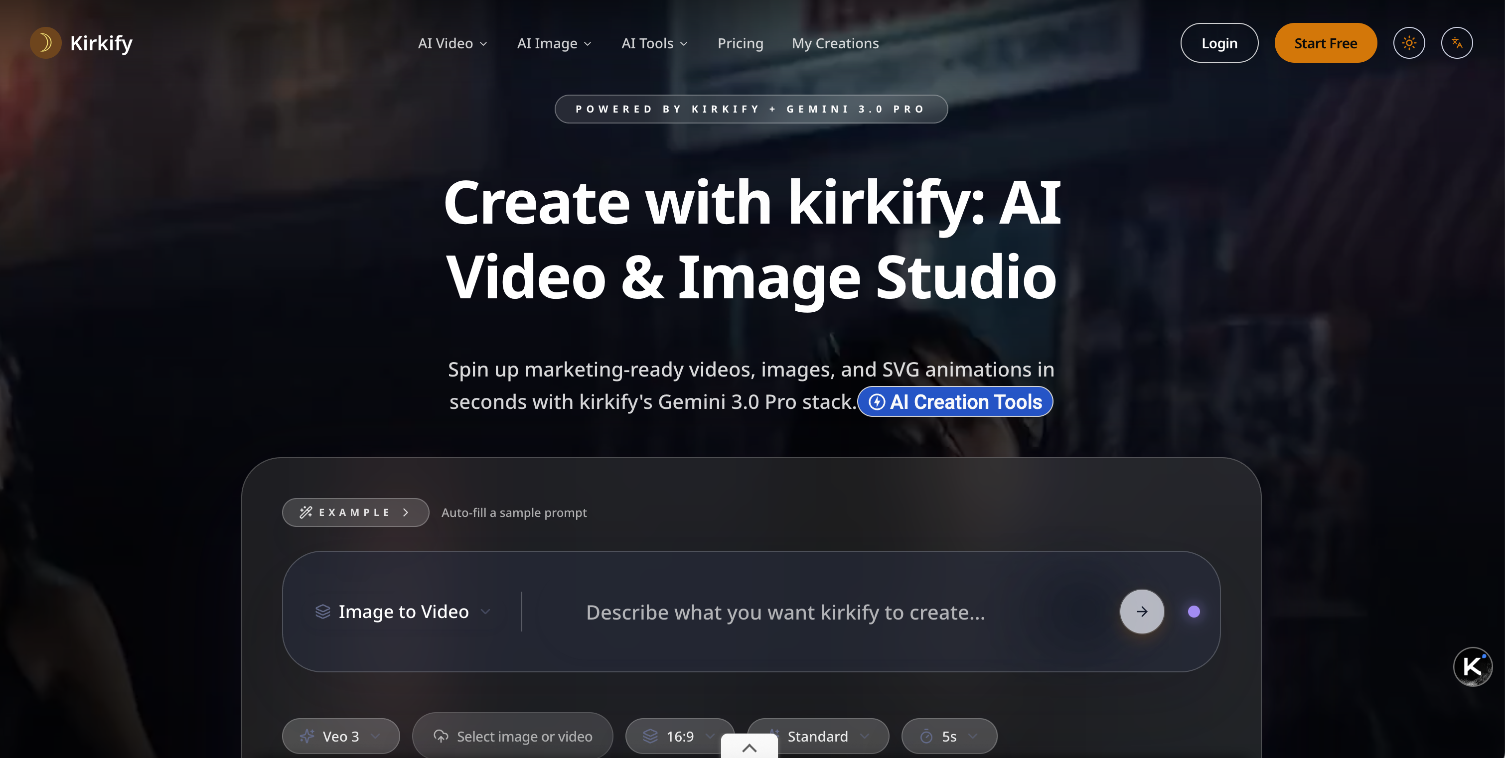 kirkify AI screenshot