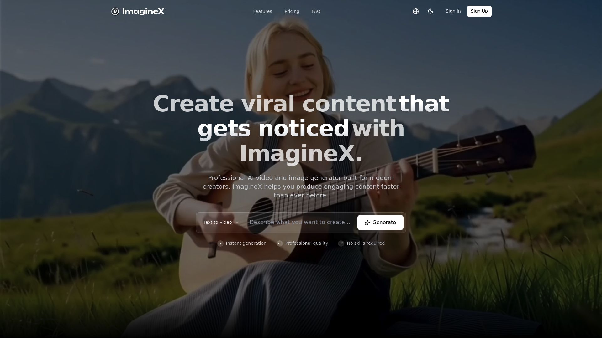 ImagineX Video screenshot