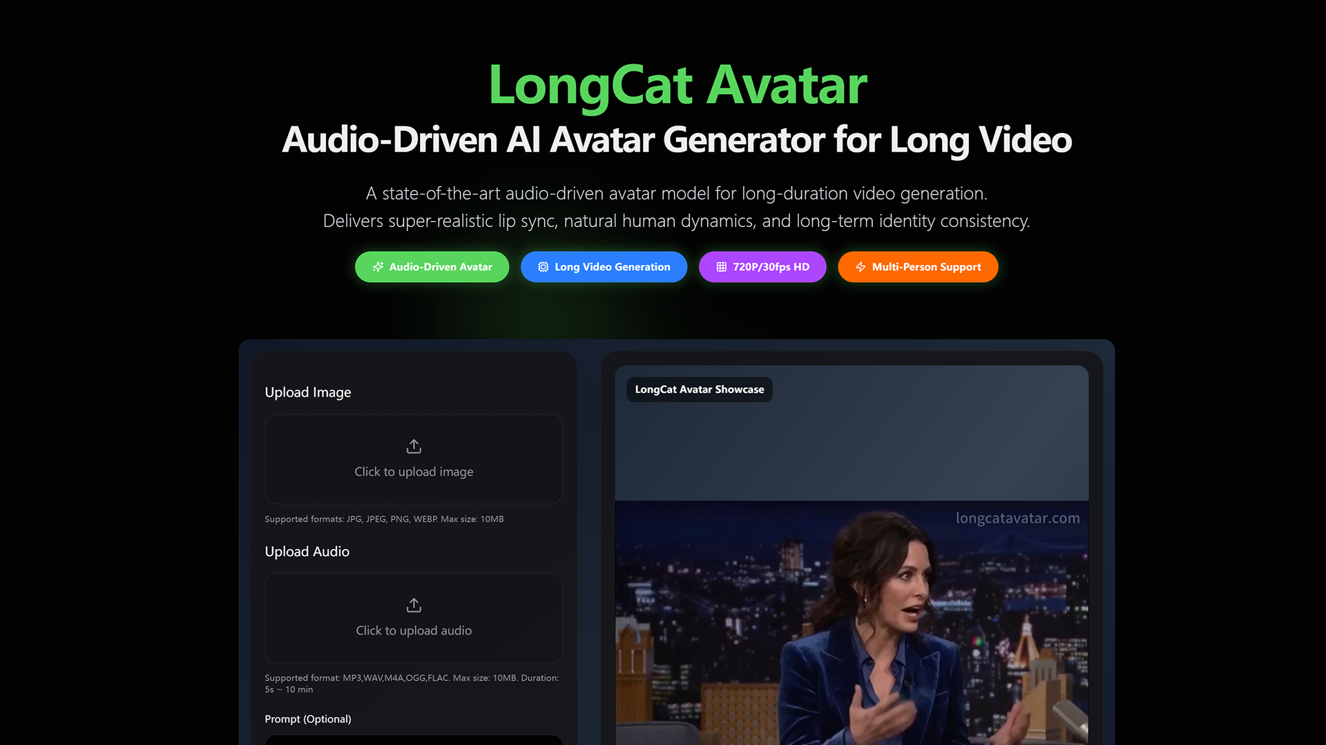 LongCat Video Avatar screenshot