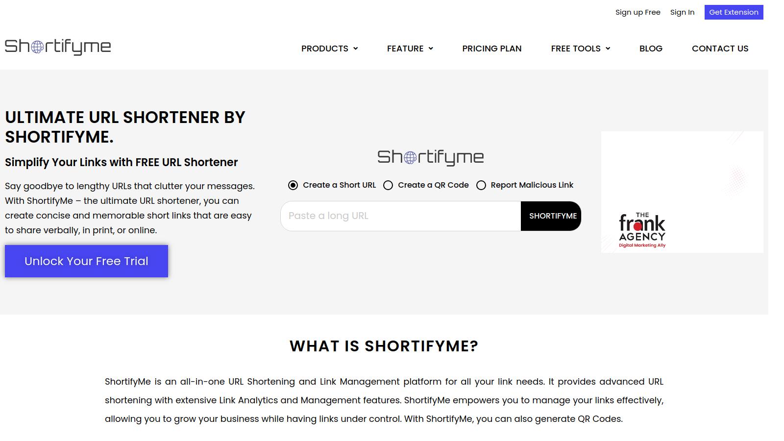ShortifyMe - URL Shrotener and QR Code Generator