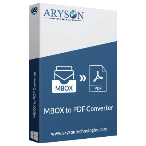 Aryson MBOX to PDF Converter screenshot