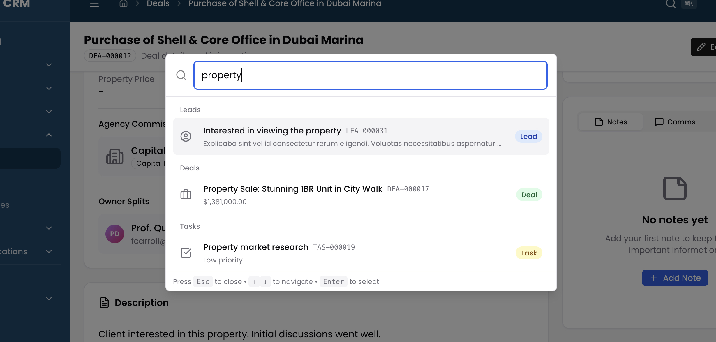 Vantix Real Estate CRM