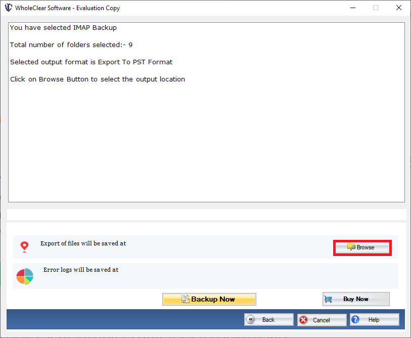 WholeClear Gmail Backup Software