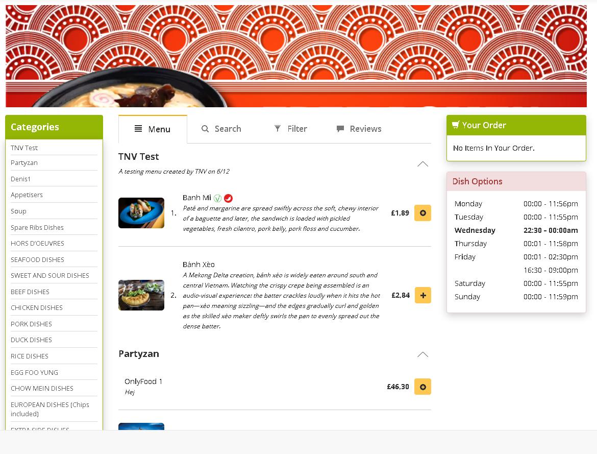 Online Food Ordering Software